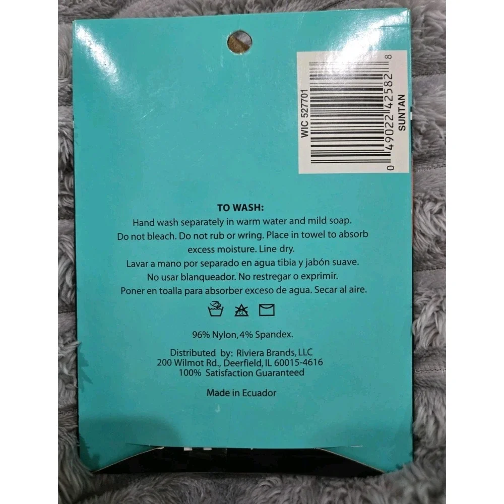 ( LOT OF 4 ) RAVINIA Comfort Top SUNTAN Knee-Highs Reinforced Toe NEW IN PACKAGE